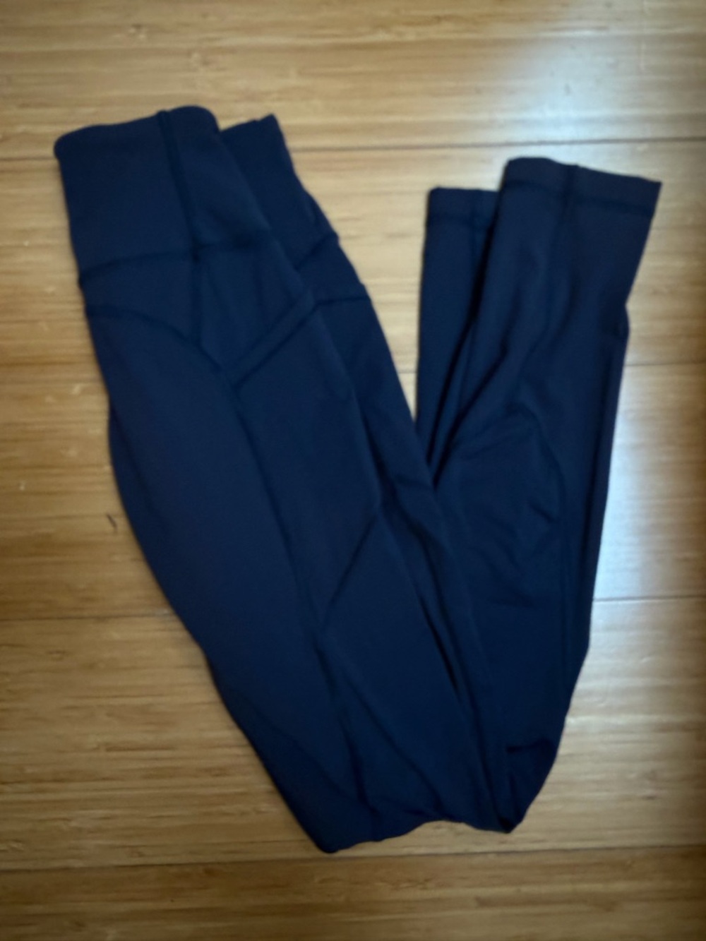 lululemon athletica navy blue Leggings (wunder train high rise tight 25”)